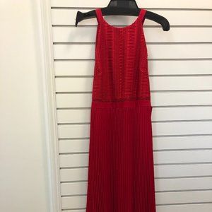 Red Sleevless Dress- Worth